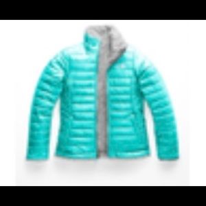 The Northface Girls large reversible jacket